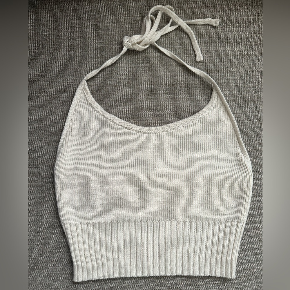 La Hearts Ivory Knit Sweater
